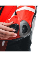 MONO DAINESE MISANO 3 D-AIR PERFORADO LADY BLACK/RED/FLUO RED