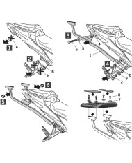 KIT DE FIJACIÓN POSTERIOR SHAD H0CB59ST CB500F/CBR500R