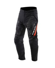 PANTALONES DAINESE DRAKE 2 SUPER AIR TEX BLACK/ANTHRACITE/RED FLUO