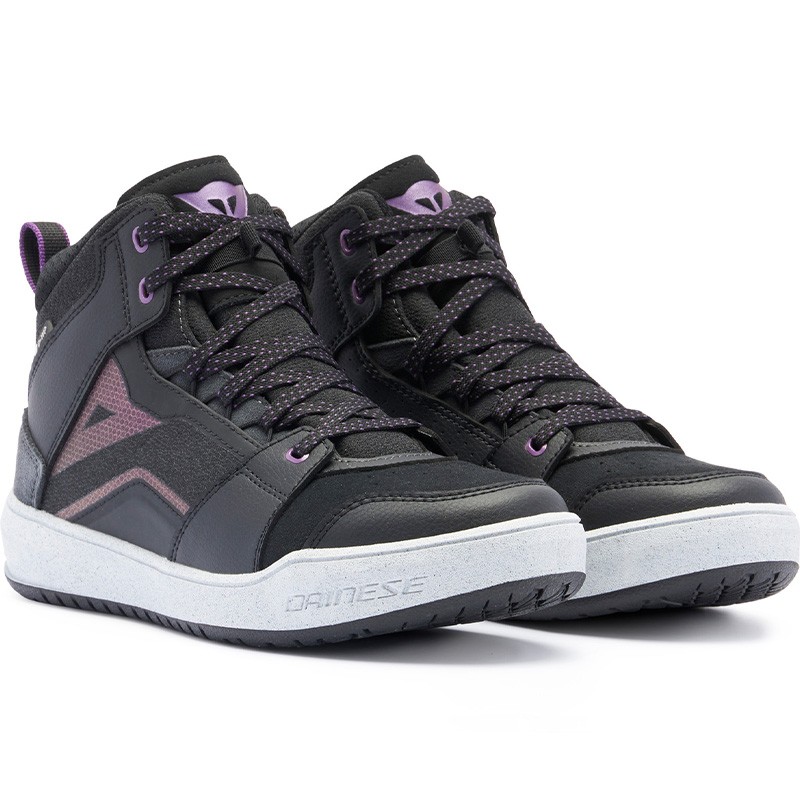 ZAPATILLAS DAINESE SUBURB D-WP LADY BLACK/WHITE/METAL PURPLE