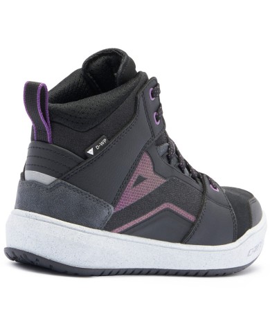 ZAPATILLAS DAINESE SUBURB D-WP LADY BLACK/WHITE/METAL PURPLE