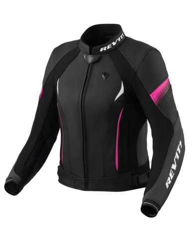 CHAQUETA REVIT XENA 4 LADY BLACK/FUCSIA