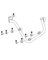 FIJACION ALFORJA DERECHA SW-MOTECH YAMAHA HTA.06.642.11001 XSR700