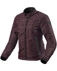 CHAQUETA REVIT SHADE H2O LADY LEOPARD RED
