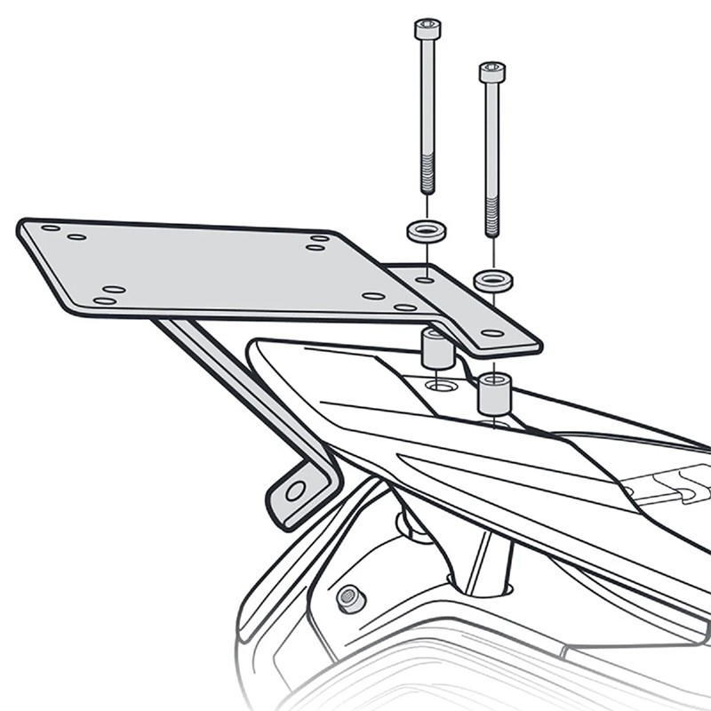 KIT DE FIJACIÓN POSTERIOR SHAD K0DW15ST SUPERDINK/DOWNTOWN 125I-300I-350I