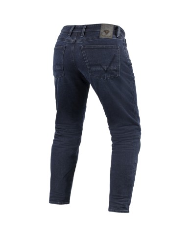 PANTALONES VAQUEROS REVIT ORTES TF DARK BLUE/BLACK USED