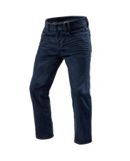 PANTALONES VAQUEROS REVIT LOMBARD 3 RF AZUL OSCURO GASTADO
