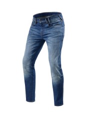 PANTALONES VAQUEROS REVIT CARLIN SK AZUL MEDIO GASTADO
