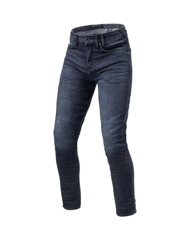 PANTALONES VAQUEROS REVIT CARLIN SK AZUL OSCURO GASTADO