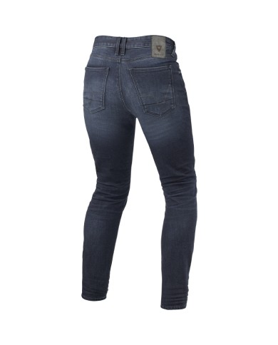 PANTALONES VAQUEROS REVIT CARLIN SK AZUL OSCURO GASTADO