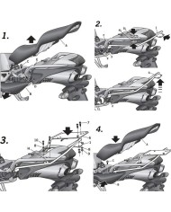 KIT DE FIJACIÓN POSTERIOR SHAD Y0FZ64ST YAMAHA FAZER 600