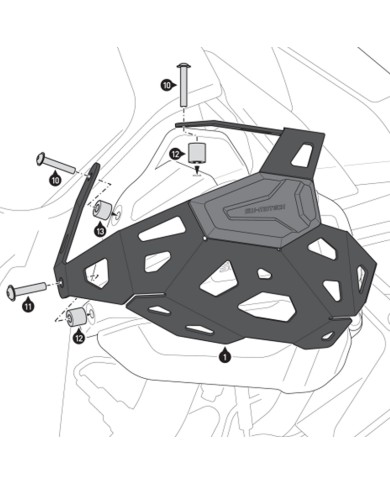 PROTECTOR DE CULATAS SW-MOTECH BMW MSS.07.975.10100