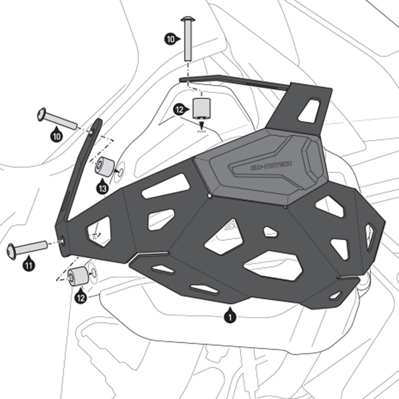 PROTECTOR DE CULATAS SW-MOTECH BMW MSS.07.975.10100