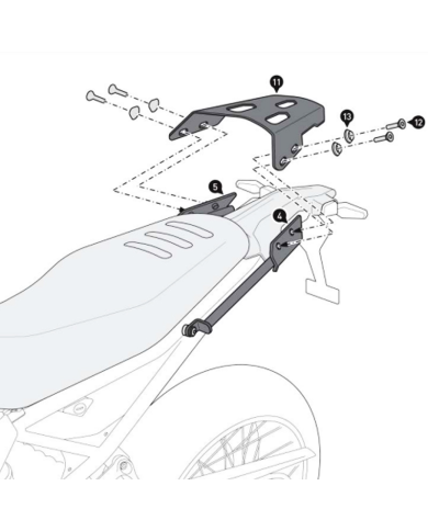 PACK SW-MOTECH BAUL 38L + HERRAJES + BOLSA BMW GPT.07.602.70000/S