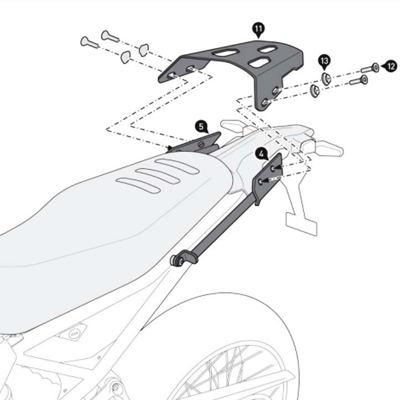 PACK SW-MOTECH BAUL 38L + HERRAJES + BOLSA BMW GPT.07.602.70000/S