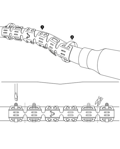 PROTECTOR DE CALOR PARA COLECTOR SW-MOTECH KRS.00.169.10000/S
