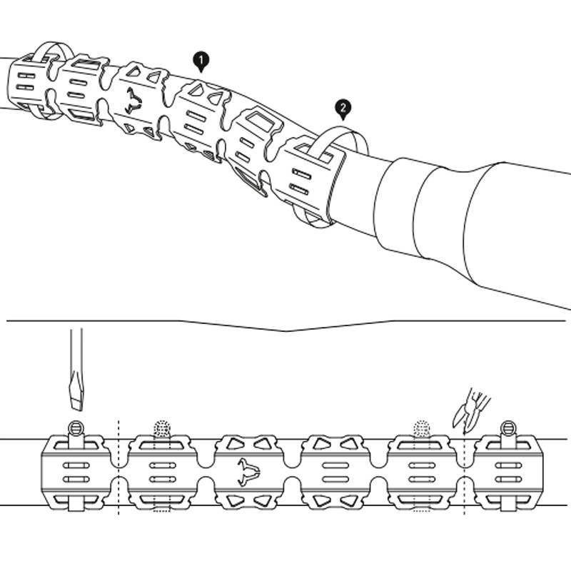 PROTECTOR DE CALOR PARA COLECTOR SW-MOTECH KRS.00.169.10000/S