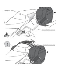 PACK SW-MOTECH DE ALFORJAS Y SEPARADORES PRO BLAZE HONDA BC.HTA.01.740.35900