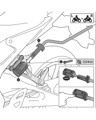 PACK SW-MOTECH DE ALFORJAS Y SEPARADORES PRO BLAZE H DUCATI BC.HTA.22.740.30100