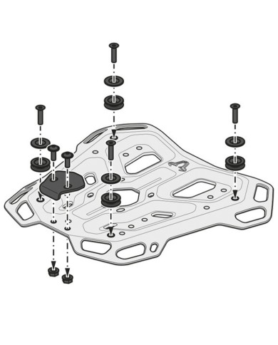 PACK SW-MOTECH BAUL 38L + HERRAJES + BOLSA SUZUKI GPT.05.876.70000/S