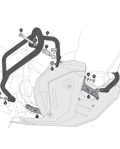 DEFENSAS DE MOTOR SW-MOTECH CRASH BAR KTM SBL.04.918.10100/EB