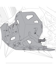 CUBRECARTER SW-MOTECH ENGINE GUARD KTM MSS.04.521.10002/B