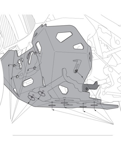 CUBRECARTER SW-MOTECH ENGINE GUARD KTM MSS.04.521.10002/S