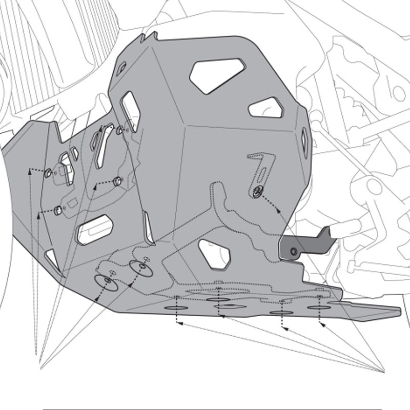 CUBRECARTER SW-MOTECH ENGINE GUARD KTM MSS.04.521.10002/S
