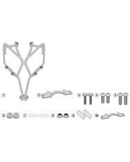 KIT DE FIJACION ALFORJAS GIVI TMT2126 YAMAHA XSR700