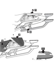 KIT DE FIJACIÓN POSTERIOR SHAD H0NT74ST HONDA NC700/750