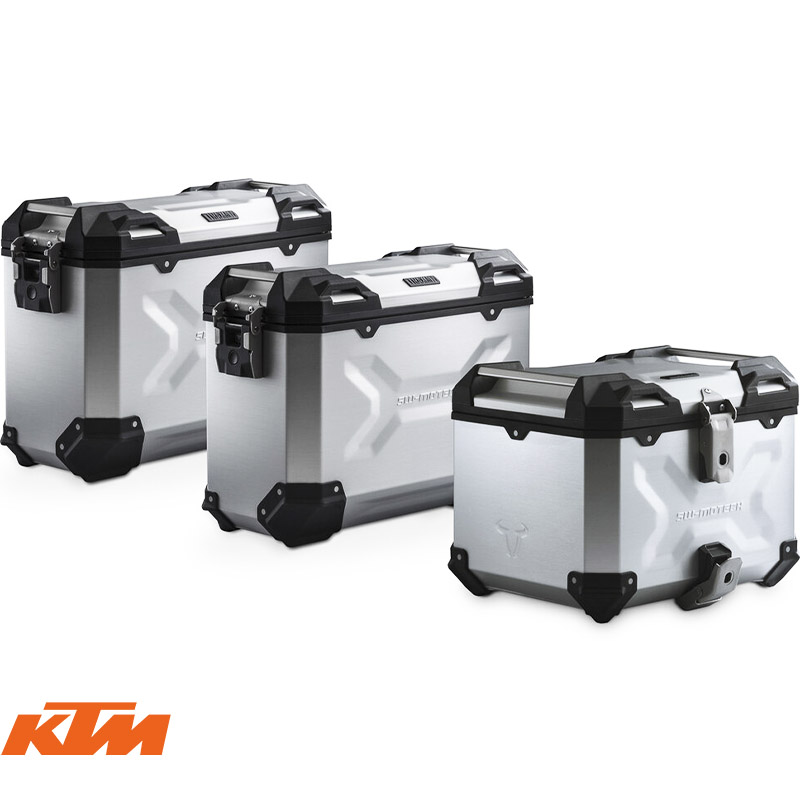 PACK MALETAS LATERALES + BAUL + BOLSAS + SOPORTES SW-MOTECH KTM ADV.04.333.75002/S