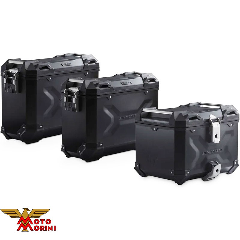 PACK MALETAS LATERALES + BAUL + BOLSAS + SOPORTES SW-MOTECH MOTO MOPRINI ADV.23.017.75000/B