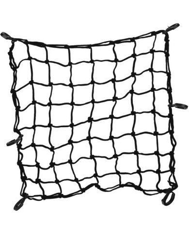 RED PORTAEQUIPAJE DE NUDOS NEGRA