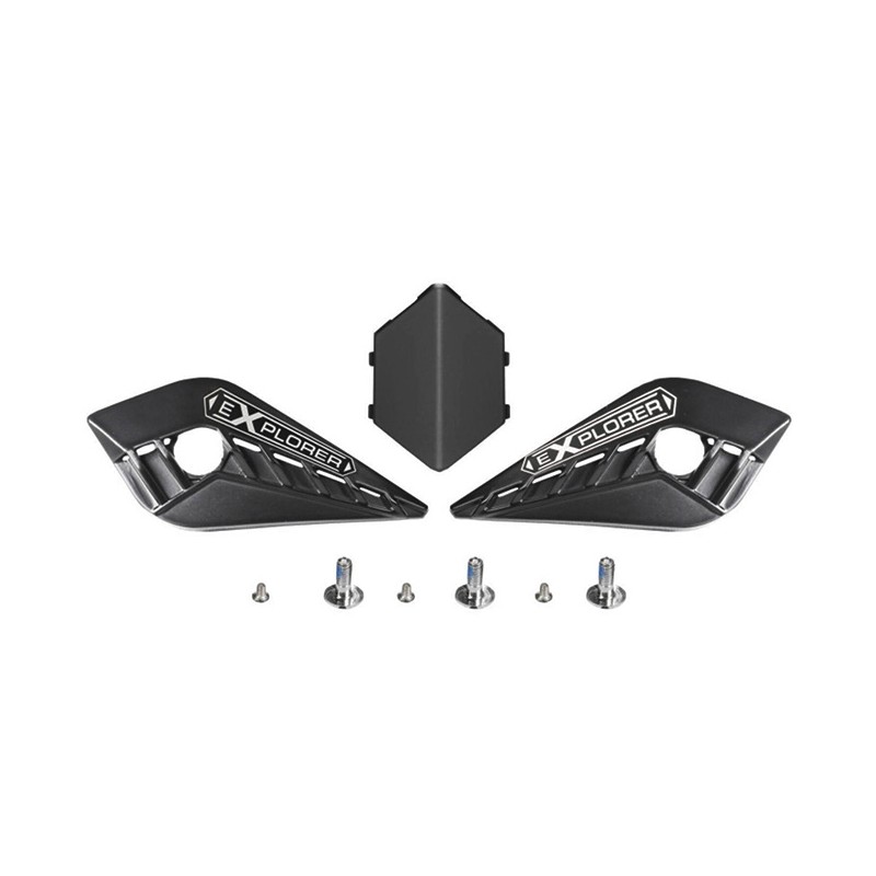 KIT DE TAPAS Y TORNILLOS CASCO LS2 MX701 EXPLORER BLACK