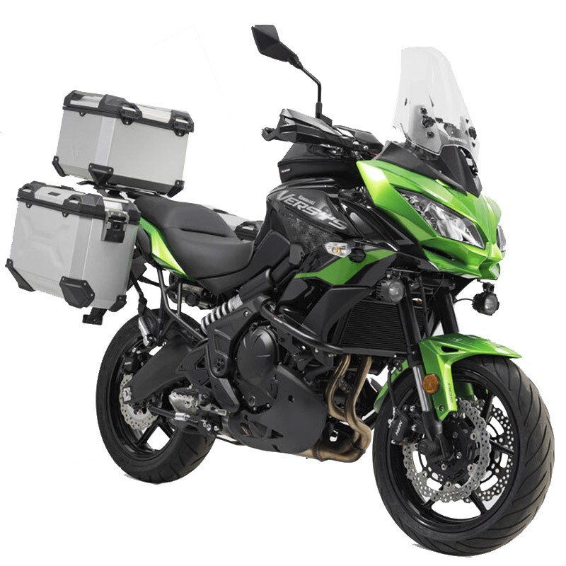 PACK MALETAS LATERALES + BAUL + BOLSAS + SOPORTES SW-MOTECH KAWASAKI ADV.08.518.75000/S