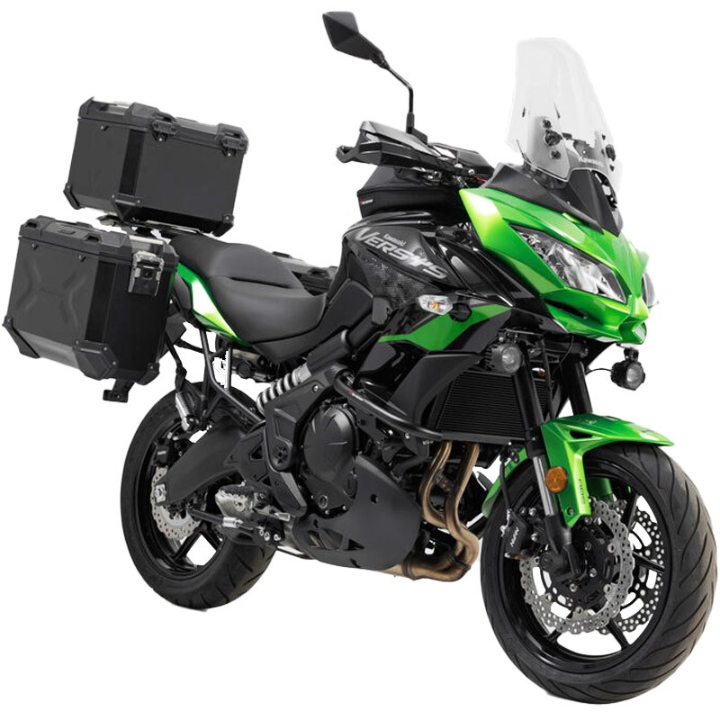 PACK MALETAS LATERALES + BAUL + BOLSAS + SOPORTES SW-MOTECH KAWASAKI ADV.08.518.75000/B