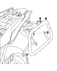 KIT DE FIJACION MALETAS LATERALES SW-MOTECH EVO KAWASAKI KFT.08.518.20000/B