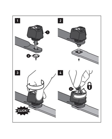 SISTEMA ANTIRROBO PARA SOPORTES LATERALES SW-MOTECH EVO QLS.00.046.10101/B