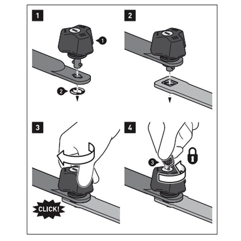 SISTEMA ANTIRROBO PARA SOPORTES LATERALES SW-MOTECH EVO QLS.00.046.10101/B