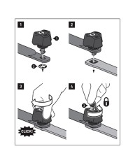 SISTEMA ANTIRROBO PARA SOPORTES LATERALES SW-MOTECH EVO QLS.00.046.10101/B