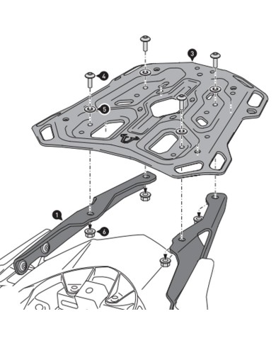 PACK SW-MOTECH BAUL DUSC 41L + PORTAEQUIPAJE KAWASAKI GPT.08.518.65000/B