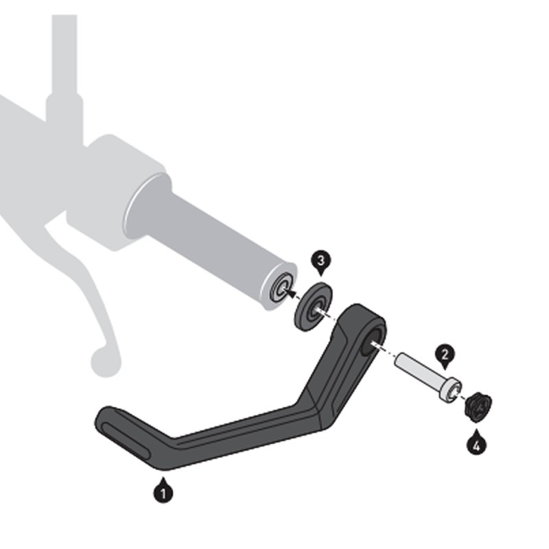 JUEGO DE PROTECTORES DE MANETA SW-MOTECH BMW LVG.07.913.10000/B