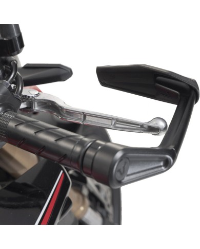 JUEGO DE PROTECTORES DE MANETA CON DEFLECTOR SW-MOTECH HONDA LVG.01.529.11000/B