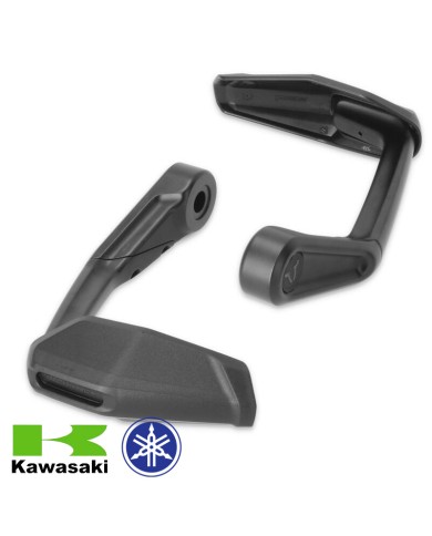 JUEGO DE PROTECTORES DE MANETA CON DEFLECTOR SW-MOTECH KAWASAKI/YAMAHA LVG.08.868.11001/B