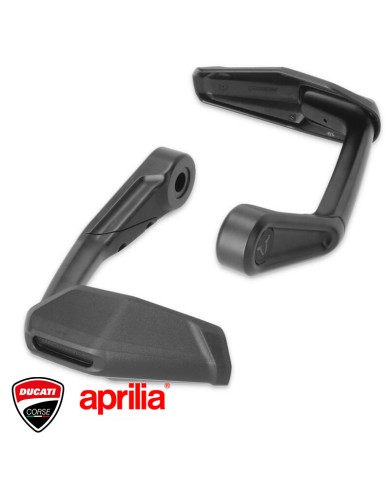 JUEGO DE PROTECTORES DE MANETA CON DEFLECTOR SW-MOTECH DUCATI/APRILIA LVG.04.882.11000/B