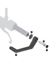 JUEGO DE PROTECTORES DE MANETA SW-MOTECH SUZUKI LVG.05.934.10000/B