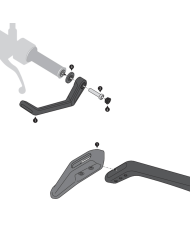 JUEGO DE PROTECTORES DE MANETA CON DEFLECTOR SW-MOTECH TRIUMPH LVG.11.842.11000/B