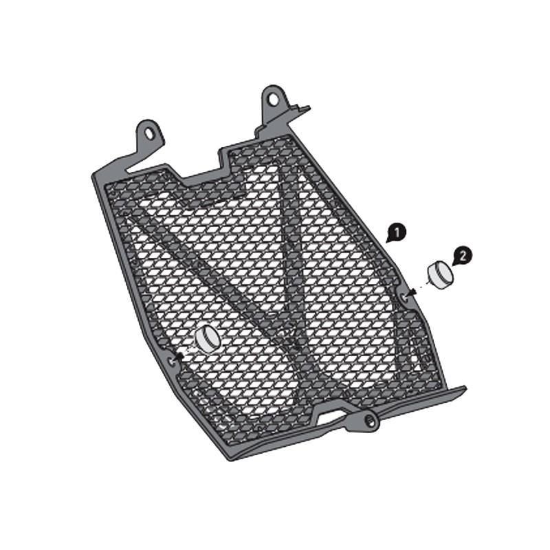 PROTECCION DE RADIADOR SW-MOTECH KAWASAKI KLS.08.922.10000