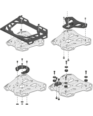 KIT DE FIJACIÓN POSTERIOR SW-MOTECH ADVENTURE-RACK TRIUMO GPT.11.900.19000/B