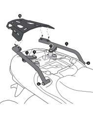 KIT DE FIJACIÓN POSTERIOR SW-MOTECH STREET-RACK SUZUKI GPT.05.987.16000/B